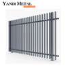 Clôture de jardin de patio extérieur en aluminium, panneau de clôture tubulaire en métal pour confidentialité, panneau de clôture à lattes horizontales en aluminium pour l'extérieur