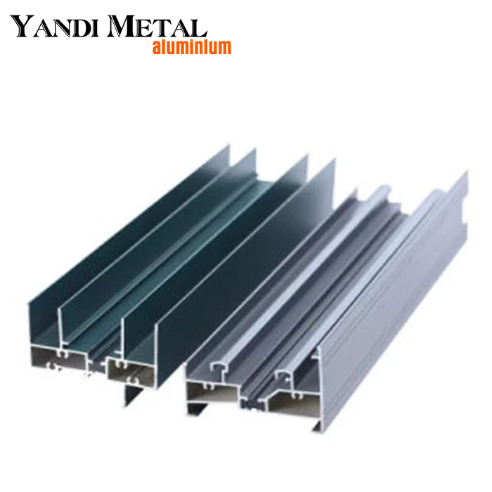 Profilé en aluminium extrudé personnalisé, cadre de la plus haute qualité, matériau anodisé 6063 T5, profil en aluminium
