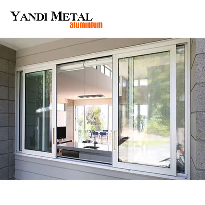 Yandi – charnière en acier et aluminium de haute qualité, marque supérieure, fenêtre coulissante anti-ouragan à économie d'énergie en acier inoxydable
