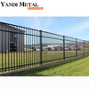 Clôture en aluminium de vente chaude clôture de confidentialité en métal garde-corps de jardin clôture de protection contre la corrosion clôture en aluminium