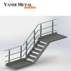 Garde-corps extérieur d'escalier en métal en aluminium de sécurité Garde-corps de panneau Garde-corps en aluminium Garde-corps d'escalier