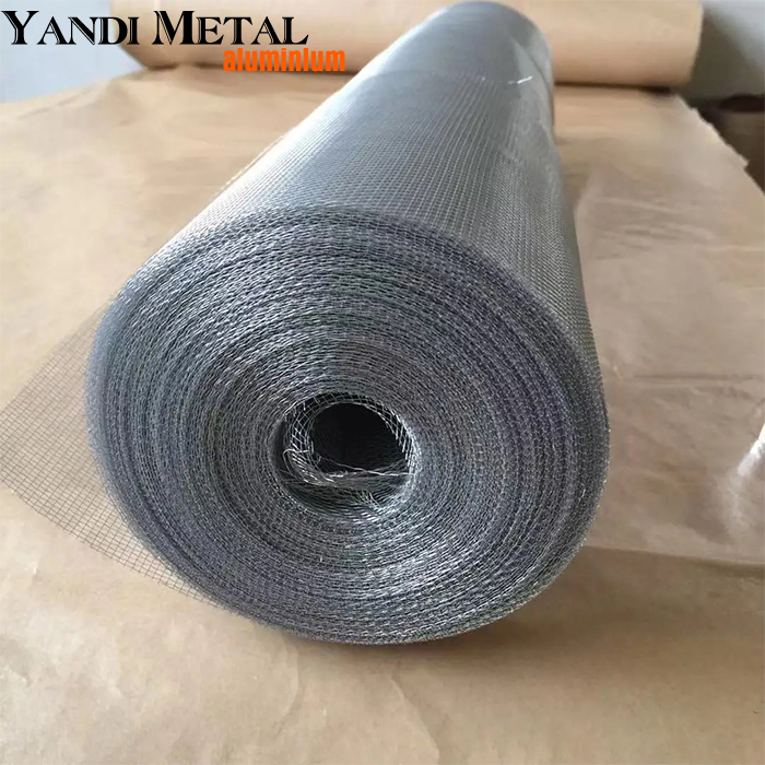 Rouleaux de maille anti-moustiques tissés en aluminium de haute qualité
