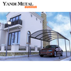 Auvent de jardin en aluminium, nouveau design, auvent d'extérieur pour voiture, imperméable, auvent en aluminium