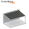 Gazebos à toit rigide imperméables pour terrasse de luxe Gazebos de jardin Gazebos à persiennes extérieurs en aluminium