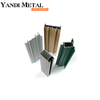Profilés extrudés en aluminium en gros d'usine 6063 6061 Profilés extrudés en aluminium de Yandi