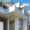 Revêtement de mur rideau en panneau composite aluminium PVDF ACP de 4 mm PVDF