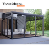 Solarium Solarium professionnel en aluminium personnalisé, jardin, maison en verre