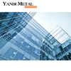 Système de mur-rideau en aluminium plaqué de mur de verre combiné de façade en aluminium et verre imperméable de bâtiment de style moderne