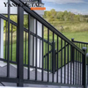 Les balustrades de clôture en aluminium de conception nouvelle sont fabriquées sur mesure pour les balcons en aluminium et les balcons d'escalier de toutes tailles