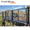 Rampes d'escalier en verre et aluminium au design moderne, rampes d'escalier en aluminium, accessoires, rampes et garde-corps de balcon