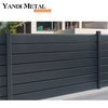 Conception simple de qualité supérieure, entrée de sécurité de Villa, allée coulissante, porte en aluminium, système électrique, porte privée