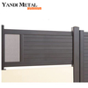 Porte coulissante en aluminium moderne automatique extérieure électrique automatique de conception moderne porte coulissante en aluminium étanche