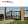 Porte de jardin automatique en aluminium, clôture de sécurité, panneau métallique, persienne en aluminium, porte à lamelles, porte soudée décorative