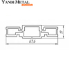 Faisant l'extrusion de tissu d'affichage d'extrusion de machine pour annoncer le profil en aluminium