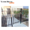 Panneau de clôture en aluminium, métal enduit de poudre, clôture de confidentialité, clôture de piscine de jardin extérieur résidentiel en aluminium