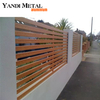Garde-corps de jardin en aluminium T5, vente en gros d'usine, confidentialité haut de gamme, 6063/6061/6060/6005