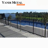 Panneau de clôture en aluminium, métal enduit de poudre, clôture de confidentialité, clôture de piscine de jardin extérieur résidentiel en aluminium