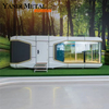 Maison préfabriquée Structure en acier préfabriquée sur mesure hôtel mobile vente modulaire maison capsule éco-conteneur
