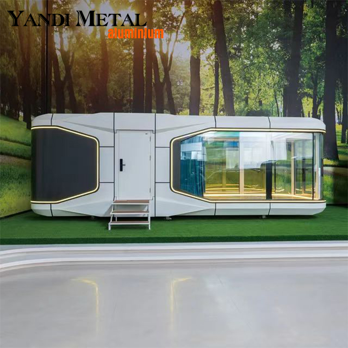 Maison préfabriquée Structure en acier préfabriquée sur mesure hôtel mobile vente modulaire maison capsule éco-conteneur