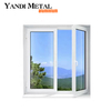 Fabricants Yandi Fenêtres en aluminium Double vitrage Maison à triple vitrage Fenêtres à battants en aluminium