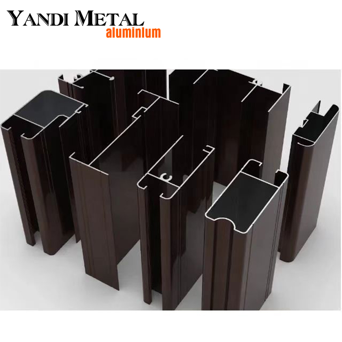 Fabricant de profilés extrudés en aluminium Fram personnalisé 6063 T5 avec surface anodisée, offre spéciale