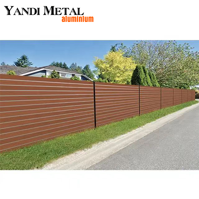 Clôture décorative de haute qualité pour jardin, patio, maison, semi ou totale intimité, panneaux de clôture en bois composite Wpc