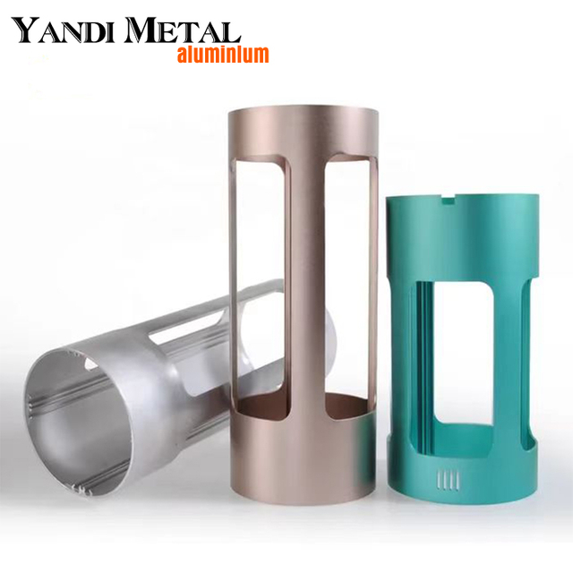 Abat-jour en aluminium CNC, coque de lampe en métal, coque en alliage d'aluminium personnalisée pour lampe de Camping