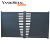 Clôture et portes de maison en aluminium de conception moderne sur mesure, portes en aluminium 6063 T5