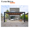 Auvent électrique d'extérieur en métal et aluminium, auvent de jardin, pare-soleil, persienne, pergola en aluminium