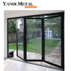 Meilleur prix Portes coulissantes en aluminium pour salle de bain, décoration d'hôtel, maison commerciale personnalisée, portes en maille, design moderne,