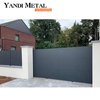 Porte électrique en aluminium, conception personnalisée, villa moderne, porte coulissante automatique en aluminium