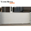 Porte coulissante en aluminium personnalisée pour Villa, panneau d'allée pivotante, porte profilée en aluminium durable en métal