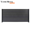 Des panneaux de clôture en aluminium de nouveau design de haute qualité décorent la clôture en aluminium de balcon en métal de porte de jardin