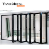 Yandi Système d'isolation thermique porte moustiquaire coulissante en aluminium double triple verre