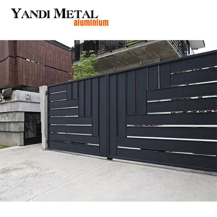 Porte coulissante de style moderne, porte coulissante automatique avec ouvre-porte