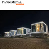 Petite cabine familiale préfabriquée mobile économique de 2 chambres Capsule spatiale préfabriquée Cabine conteneur intelligente