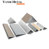 Produits en aluminium dimensionnés sur mesure de haute qualité Profilé d'angle en aluminium extrudé en forme de L Profilé en aluminium en forme de L