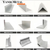 Support de section d'angle en forme de L en aluminium extrudé sur mesure et services de traitement de pliage, de soudage et de poinçonnage de moules existants