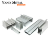 Profilés d'extrusion d'aluminium du marché éthiopien Profilés en aluminium avec revêtement en poudre