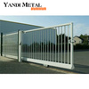 Panneaux de clôture à lattes de confidentialité en métal, portes soudées en alliage d'aluminium, portes coulissantes en aluminium personnalisées pour Villa de cour
