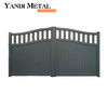 Yandi Aluminium Privacy Estate Gates Allée électrique automatique coulissante jardin patio portes en aluminium en métal