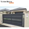 Conception simple de qualité supérieure, entrée de sécurité de Villa, allée coulissante, porte en aluminium, système électrique, porte privée
