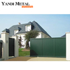 Conception simple de qualité supérieure, entrée de sécurité de Villa, allée coulissante, porte en aluminium, système électrique, porte privée