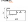 Faisant l'extrusion de tissu d'affichage d'extrusion de machine pour annoncer le profil en aluminium
