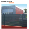 Portes de taille personnalisée en alliage d'aluminium, portes coulissantes en aluminium personnalisées en métal de luxe noir