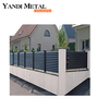 Clôture en aluminium à panneau mural conçue sur mesure pour clôture de jardin en aluminium Yandi