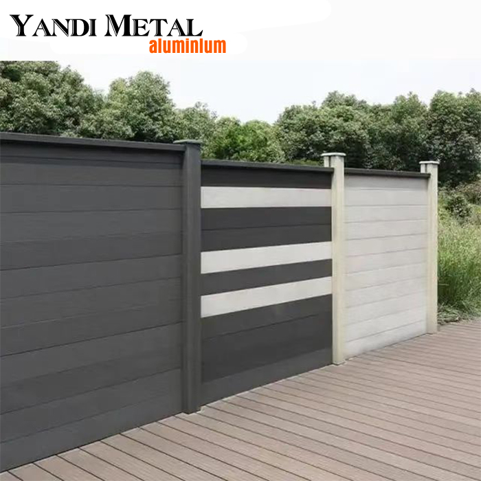Clôture décorative de haute qualité pour jardin, patio, maison, semi-intimité, jardin, étanche, bois, plastique, sol extérieur, pavage