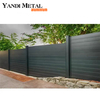 Système de sécurité de jardin décoratif de haute qualité, panneau de clôture en bois-plastique pour maison de patio de jardin extérieur