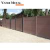 Europe 1.8*1.8 m gris jardin privé bois plastique aluminium clôture ensemble