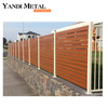 Clôture décorative de haute qualité pour jardin, patio, maison, semi ou totale intimité, panneaux de clôture en bois composite Wpc
